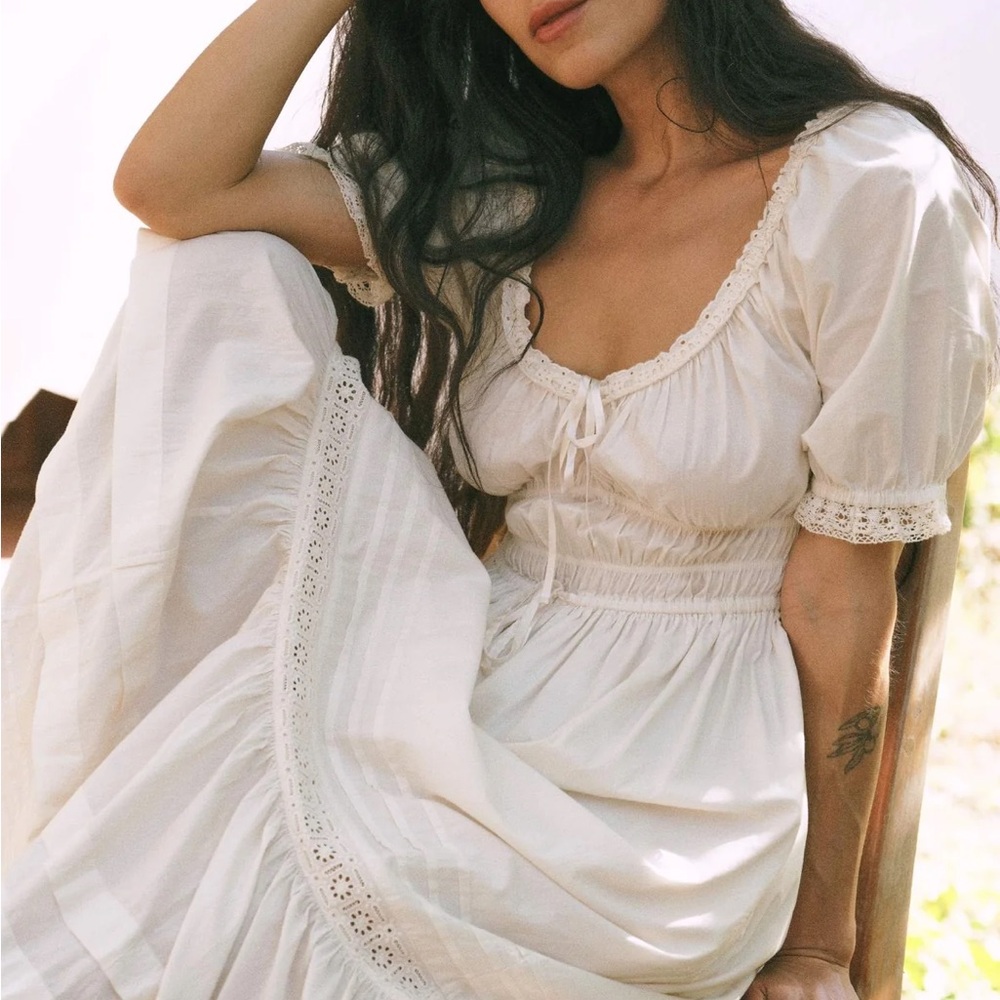 Christy Dawn Petite Brynne Dress - Pearl